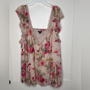 Torrid Sweetheart Fit & Flare top. Size 3.